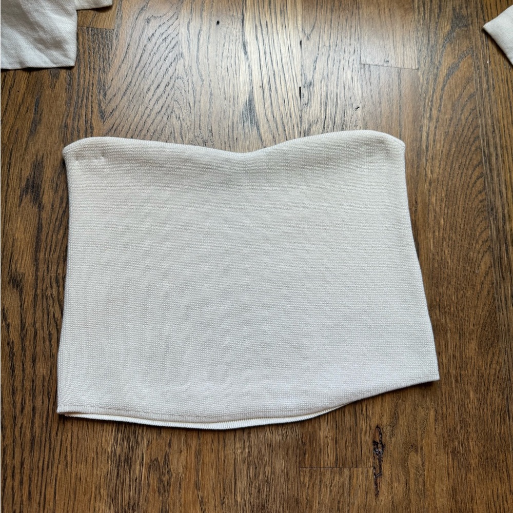 Zara white top
